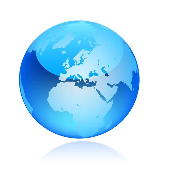 Globe. vectorillustratie — Stockvector