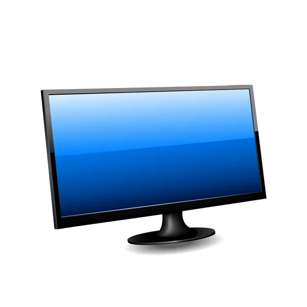 Monitor LCD vetorial —  Vetores de Stock