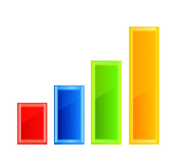 Business diagram ikon. vektor — Stock vektor