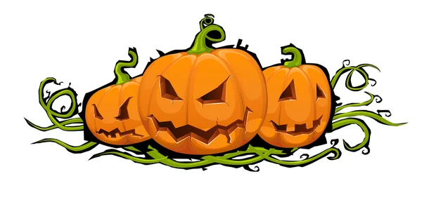 Calabaza de Halloween Jack. — Vector de stock