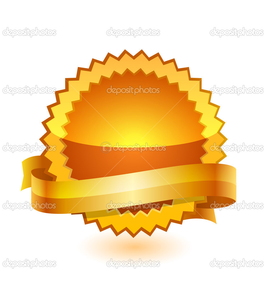 Gold label. Vector Stock Vector Image by ©pokomeda #27080985