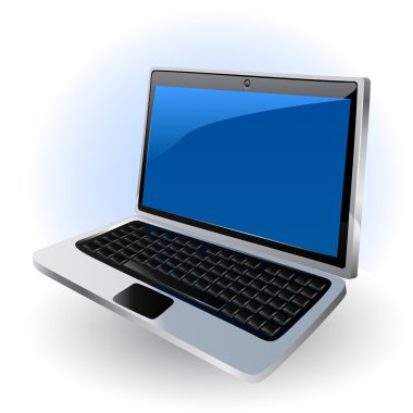 Lap top simgesi. vektör