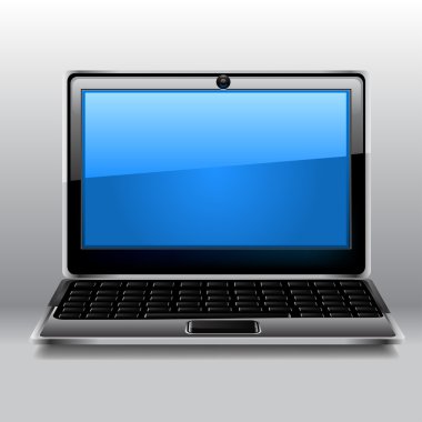 Lap top simgesi. vektör