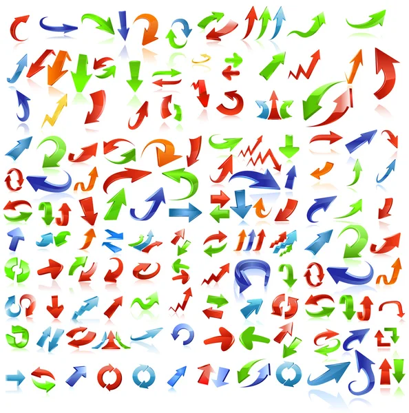 ok simge seti. vektör