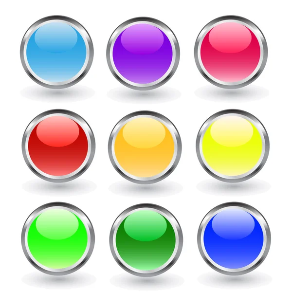 Vector buttons — Stock Vector