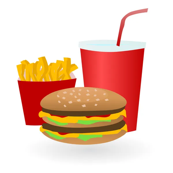 Fastfood — Stockvector