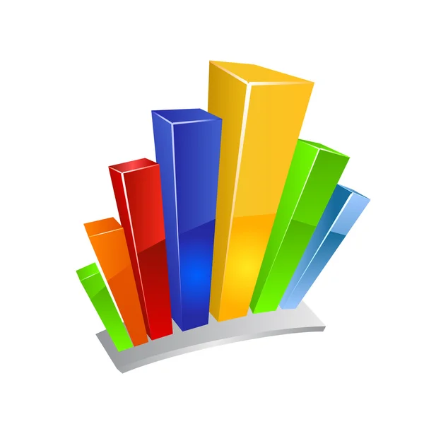 Geschäftsdiagramm. Vektor — Stockvektor