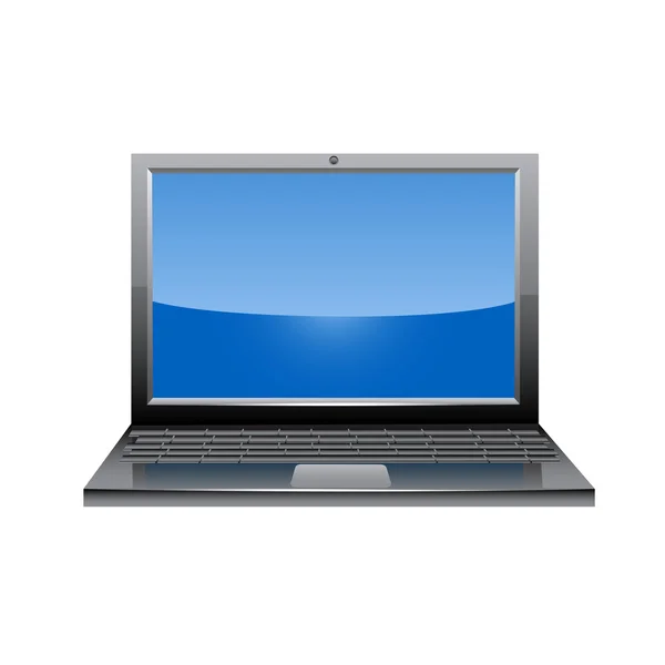 Laptop-Ikone. Vektor — Stockvektor