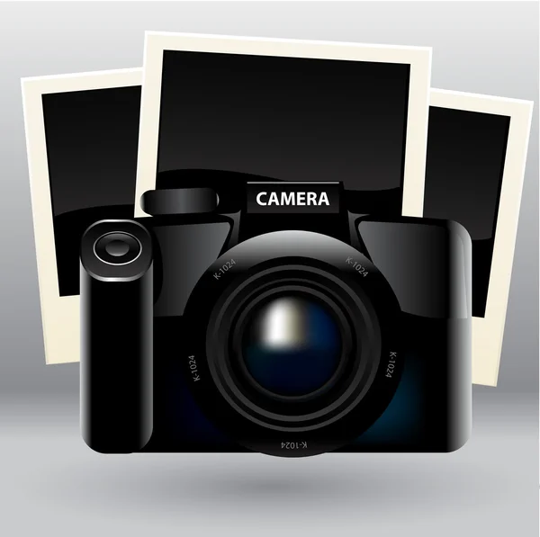 Fotocamera — Vettoriale Stock