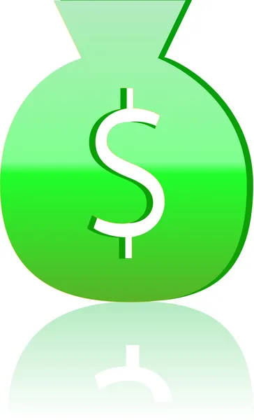 Долларовая икона — стоковый вектор
