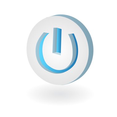 güç düğmesi vektör