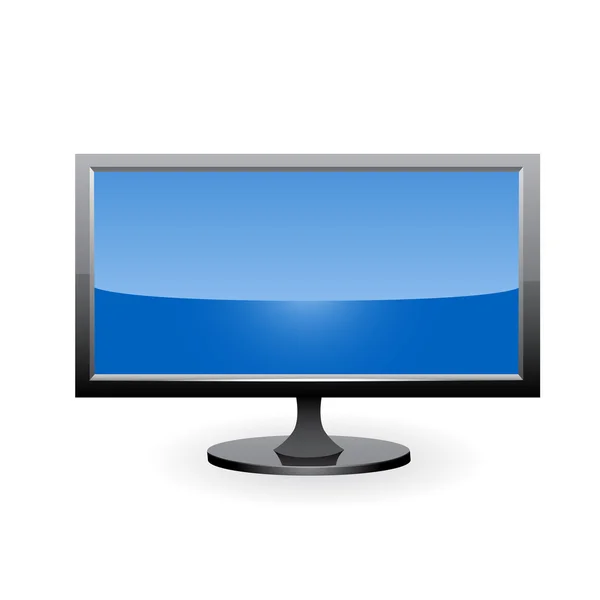 TV-Monitor. Vektor — Stockvektor