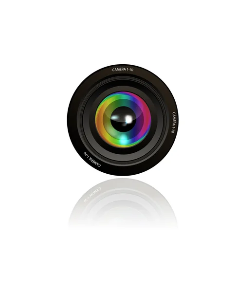 Camera lens — Stock Vector