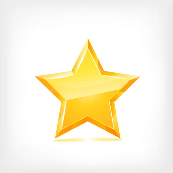 Gold star — Stock Vector