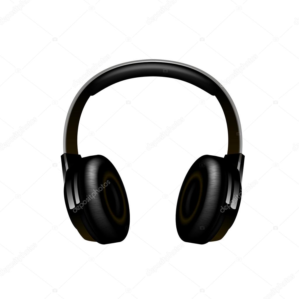 Vector illustration of headphones