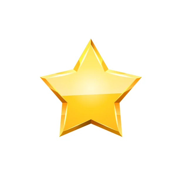 Estrella de oro — Vector de stock