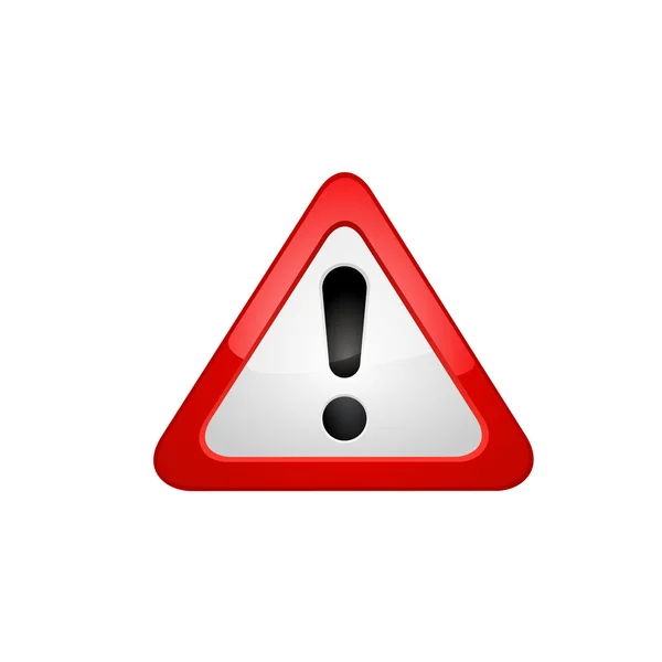 kırmızı ünlem işareti.