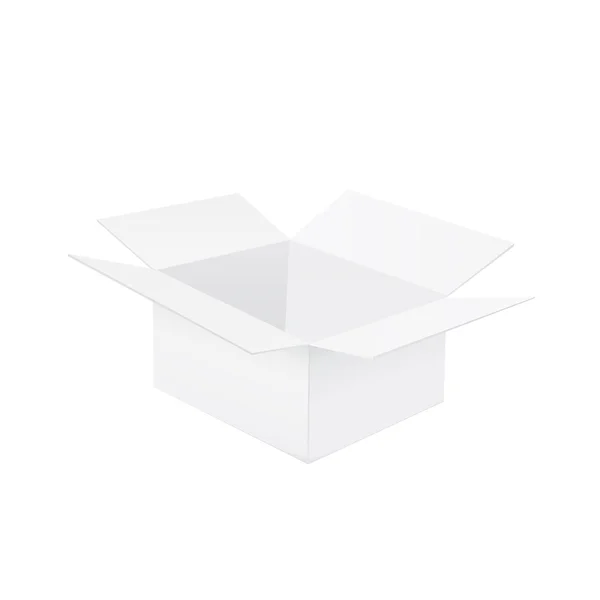 Beyaz kutu. vektör — Stok Vektör