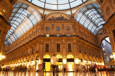 Vittorio Emanuele II Gallery. Milan, Italy clipart