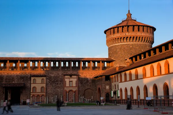 Castello Sforzesco in Milan, Italy — Stock Photo, Image