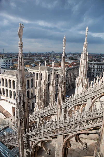 Vista de la ciudad de Milán, Italia — Foto de Stock