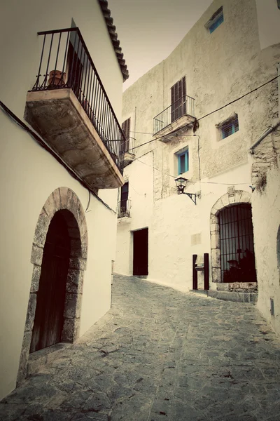 Αρχιτεκτονική της παλιάς πόλης της Ίμπιζα, Ισπανία — Φωτογραφία Αρχείου