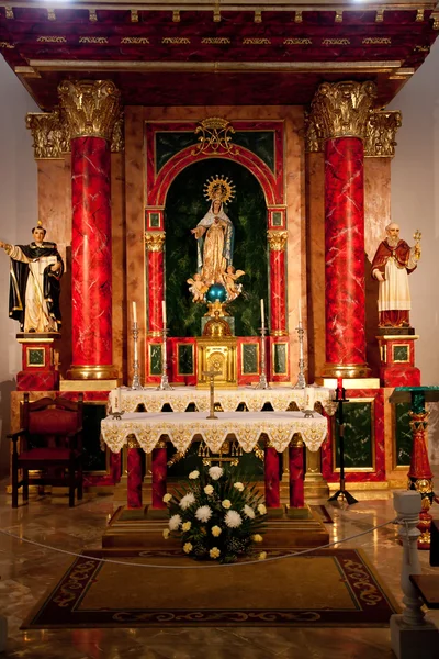 Interior of church in Ibiza, Spain — Stock Photo, Image