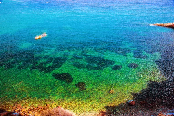 Clear water of the sea, Ibiza, Spain — Stock Photo, Image