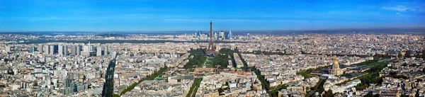 Panorama Paryża, Francja. Wieża Eiffla, les invalides. — Zdjęcie stockowe