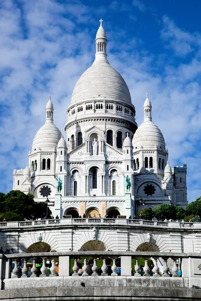 圣心大教堂。巴黎法国. — 图库照片