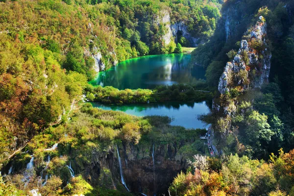 Lakes in forest. Crystal clear water. — Stock Photo, Image