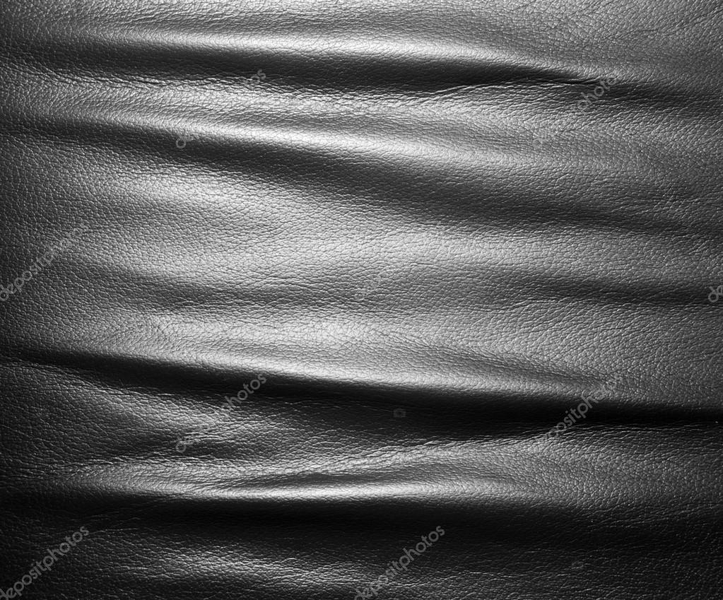 Soft Black Leather Texture