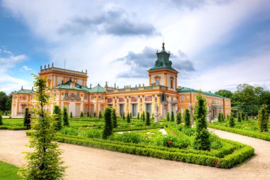 Wilanow Palace in Warsaw, Poland clipart