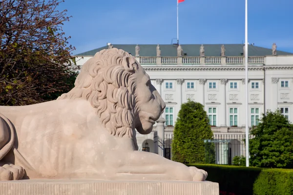 Президентский дворец в Варшаве, Польша — стоковое фото