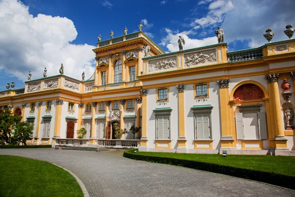 Wilanow Sarayı Varşova, Polonya — Stok fotoğraf