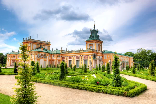 Wilanow palatset i Warszawa, Polen — Stockfoto