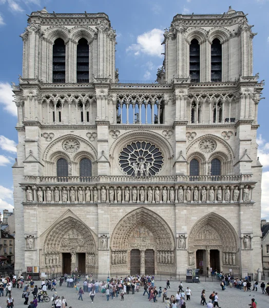 Notre Dame Cathedral, Parijs, Frankrijk. — Stockfoto