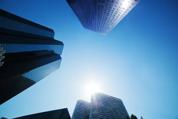 Business skyscrapers. La Defense, Paris, France — Stock Photo, Image