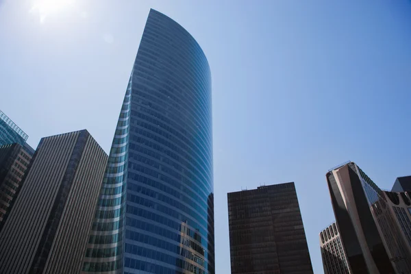 Arranha-céus de negócios. La Defense, Paris, França — Fotografia de Stock