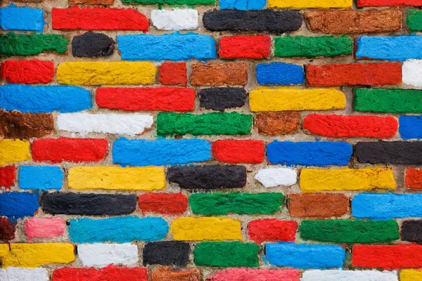 Kolorowe mur. unikalne tło — Zdjęcie stockowe