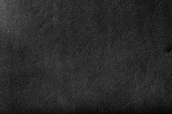 Echtes schwarzes Leder Hintergrund, Muster — Stockfoto