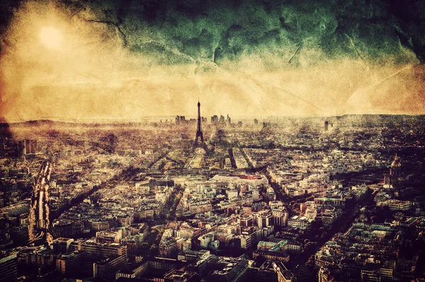파리, 프랑스에서 일몰. — 스톡 사진