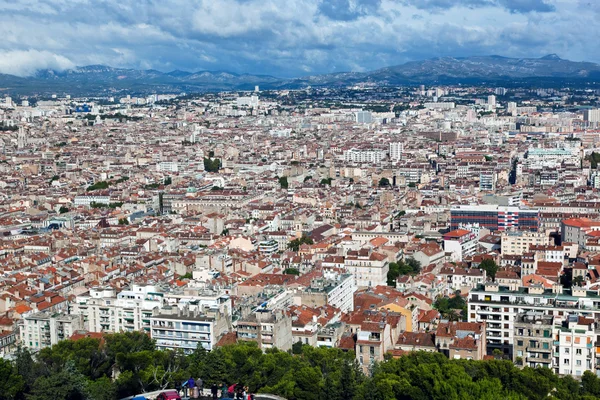 Marseille, Francja panorama — Zdjęcie stockowe