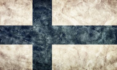 Finland grunge flag clipart