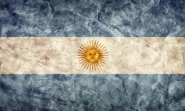 Argentina grunge flagga. — Stockfoto