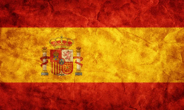 Bandera grunge España . — Foto de Stock