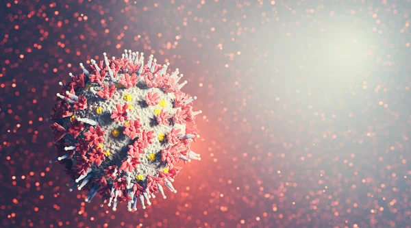 Mutazione Dell Omicron Coronavirus Covid Pandemia Covid Illustrazione — Foto Stock