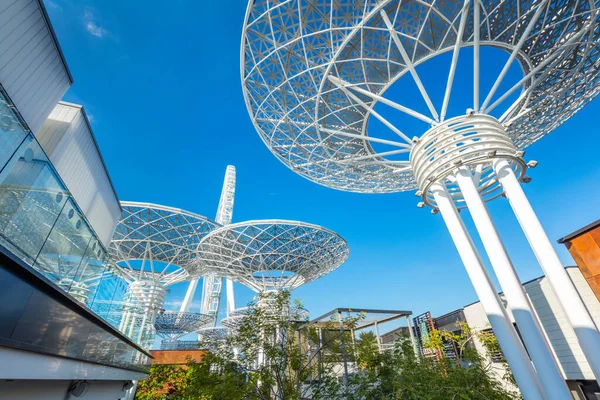 Janeiro 2022 Dubai Emirados Árabes Unidos Dubai Super Trees Atração — Fotografia de Stock