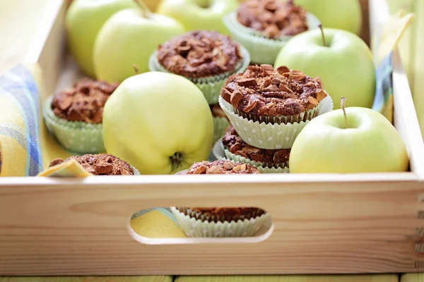 Muffins de maçã — Fotografia de Stock