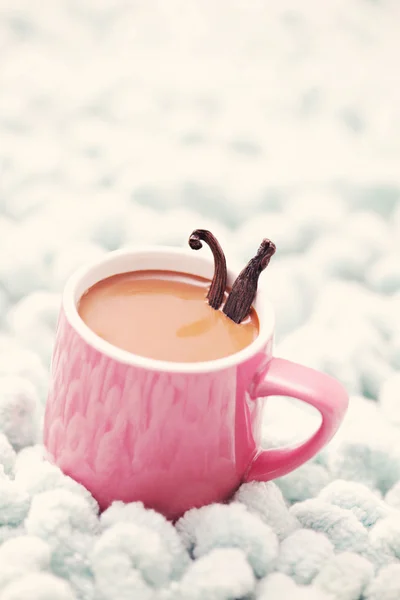 Heiße Schokolade mit Vanille — Stockfoto